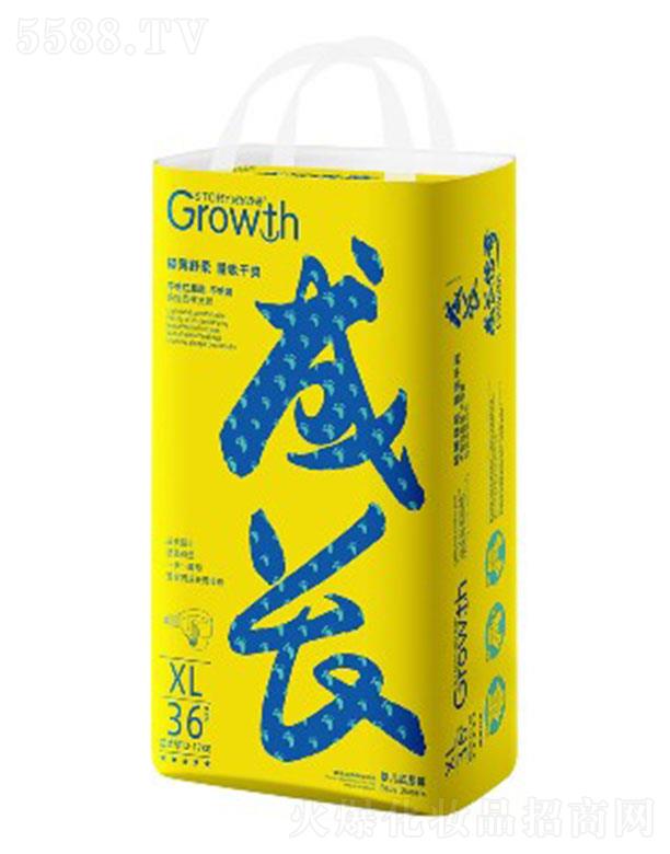 成长传奇轻薄舒柔婴儿纸尿裤生产 32~50片 S~XXL码 柔软的材质让宝宝皮肤更滑爽