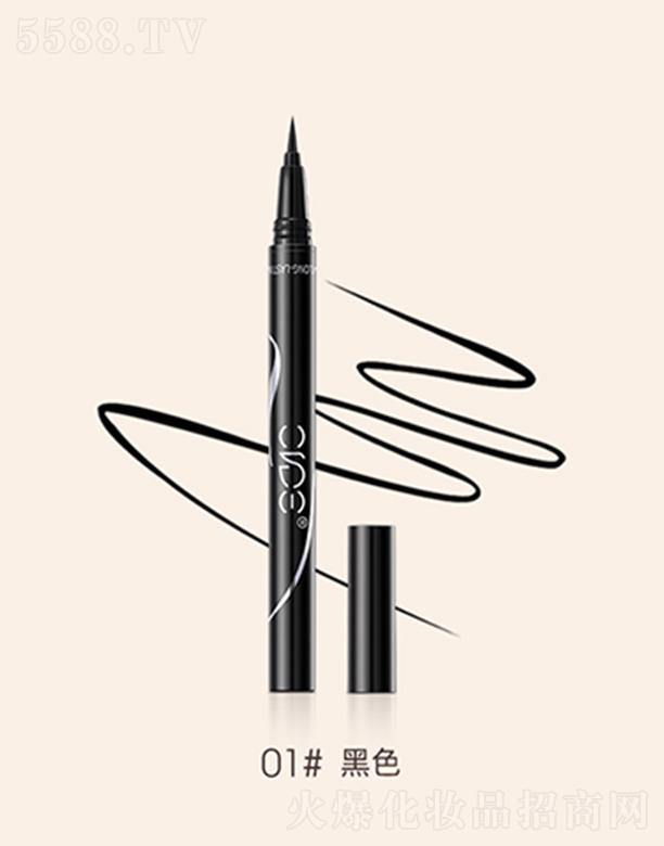 丝绨纤细持妆眼线液笔01#黑色 笔头触感细腻柔滑自然易上色