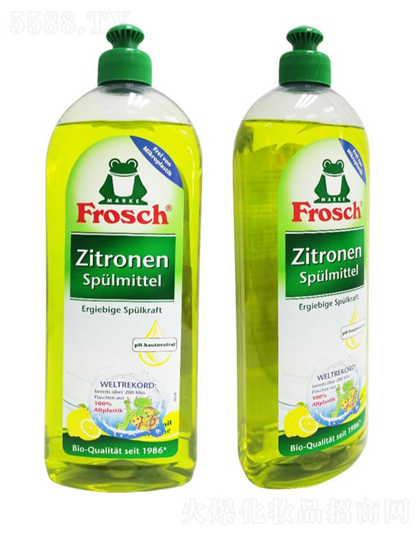 Frosch福纳丝 新一代柠檬浓缩餐具洗洁液 750ml去除油脂和污垢