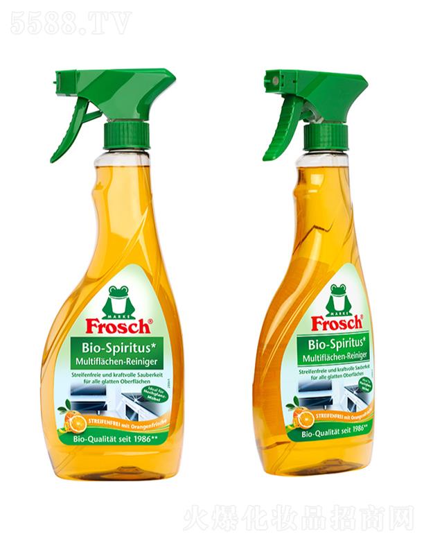 Frosch 甜橙家居多用途表面清洁喷剂 500ml无残留物且擦拖无痕