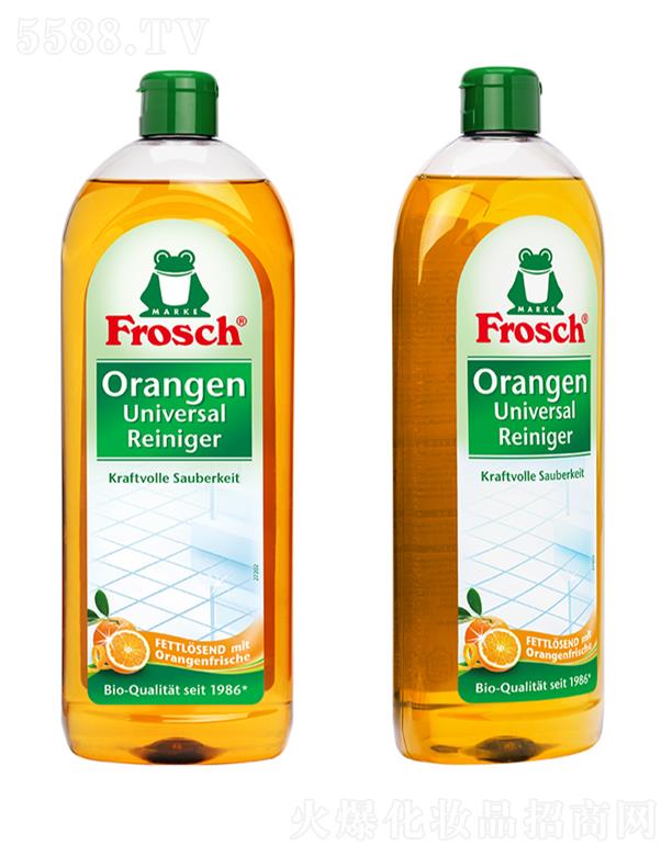 Frosch 甜橙浴室多用途清洁剂 750ml溶解油脂和污垢