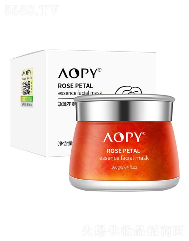 AOPY玫瑰花瓣精粹面膜膏160g