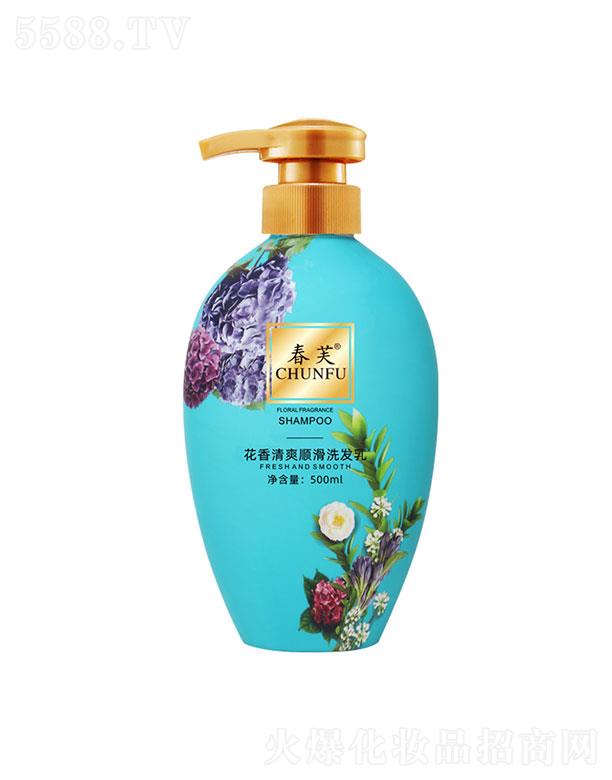 春芙花香清爽顺滑洗发水500ML