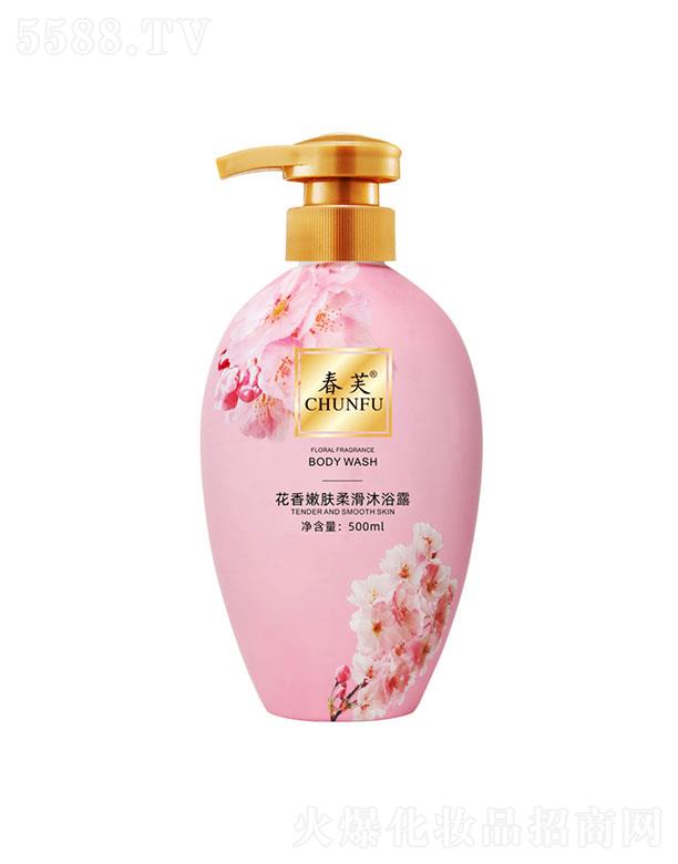 春芙花香嫩肤柔滑洗沐浴露500ML