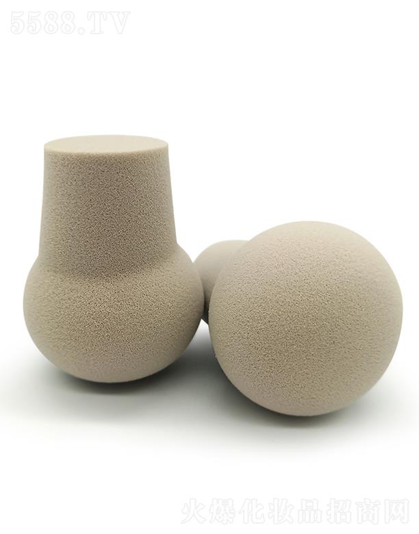 捷斯芬3D粉扑--灰色蘑菇头