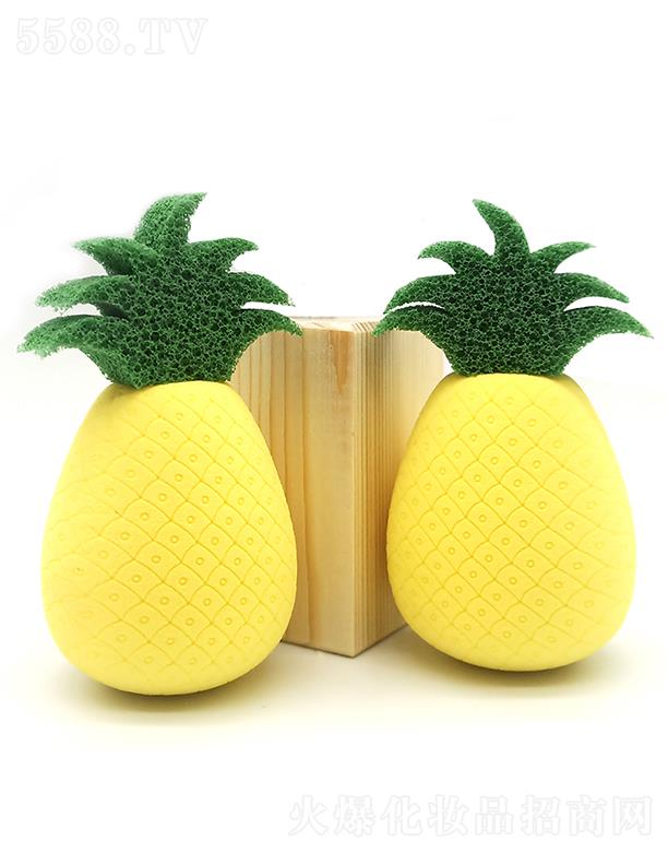 捷斯芬3D粉扑--水果--菠萝