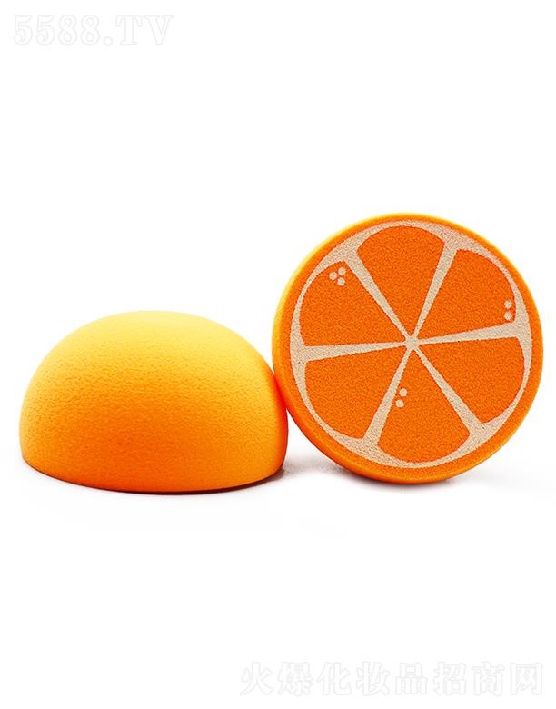 捷斯芬3D粉扑--水果--橙子