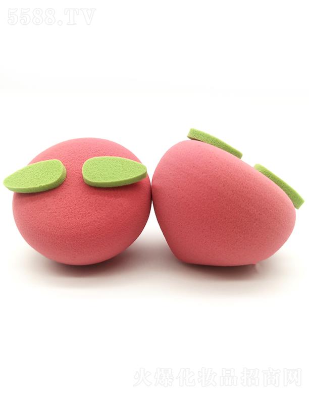 捷斯芬3D粉扑--水果--桃子