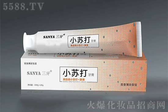 SANYA三牙小苏打+酵素牙膏