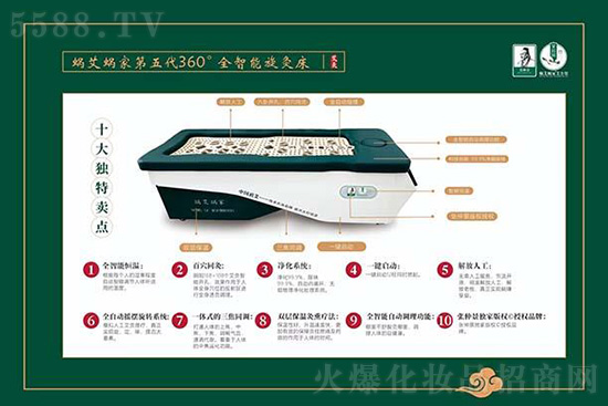 蜗艾蜗家第五代360°全智能旋灸床 蜗艾蜗家第五代360°全智能旋灸床